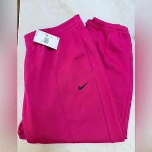 Nike Pink Loose Fit Mid Rise Sweatpants 2X NWT